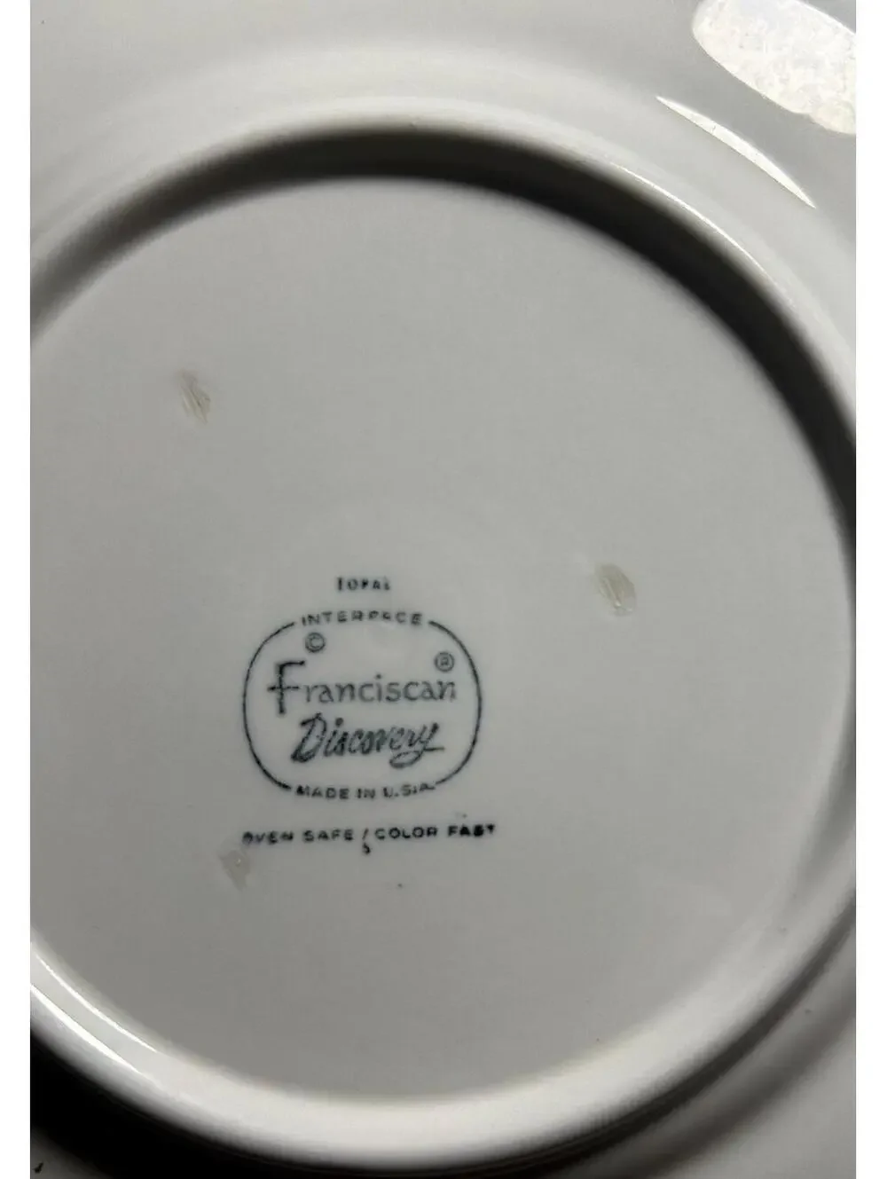 Franciscan Discovery Salad Plates 1964 vintage pattern